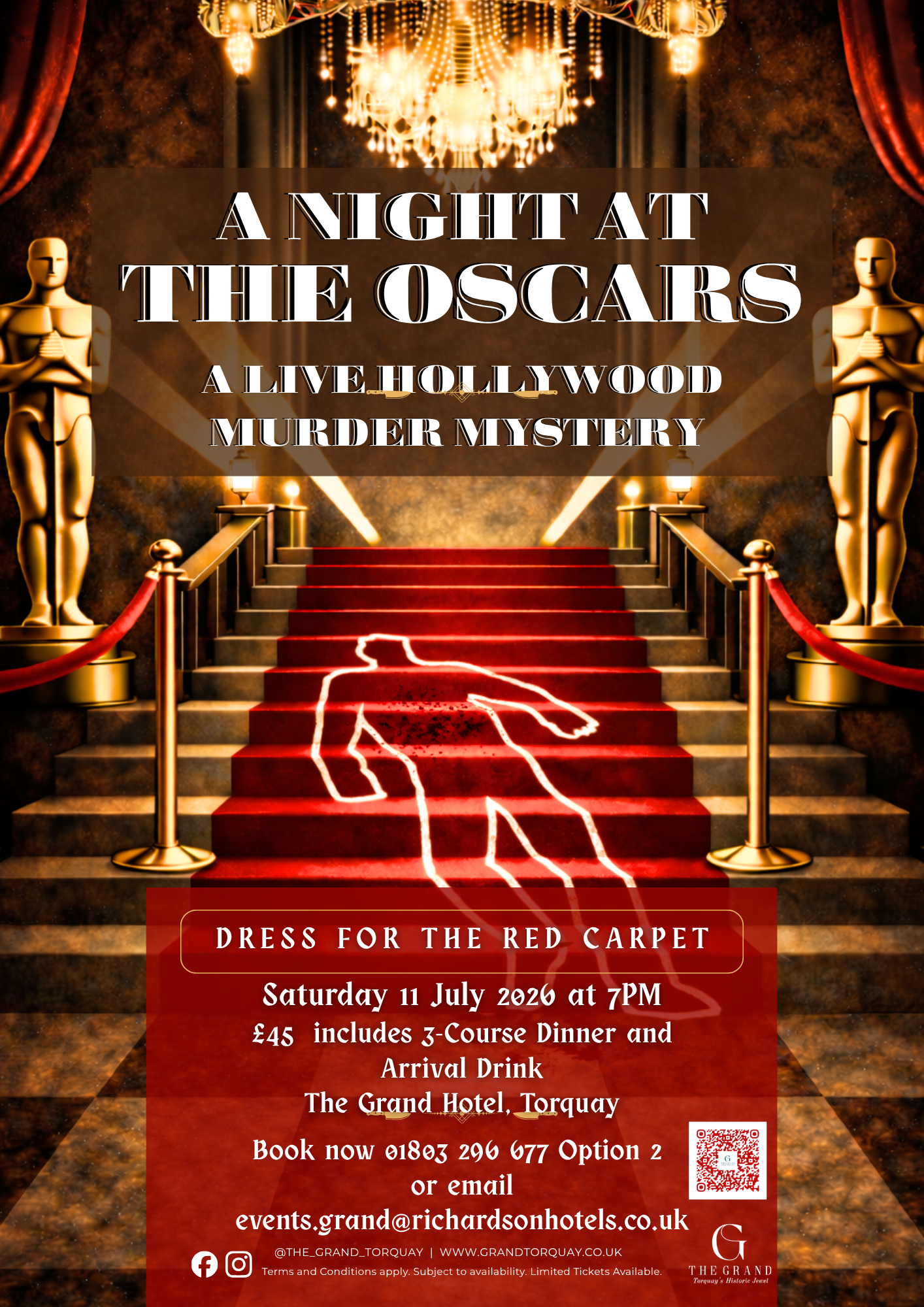 A Night at The Oscars Murder Mystery Dinner